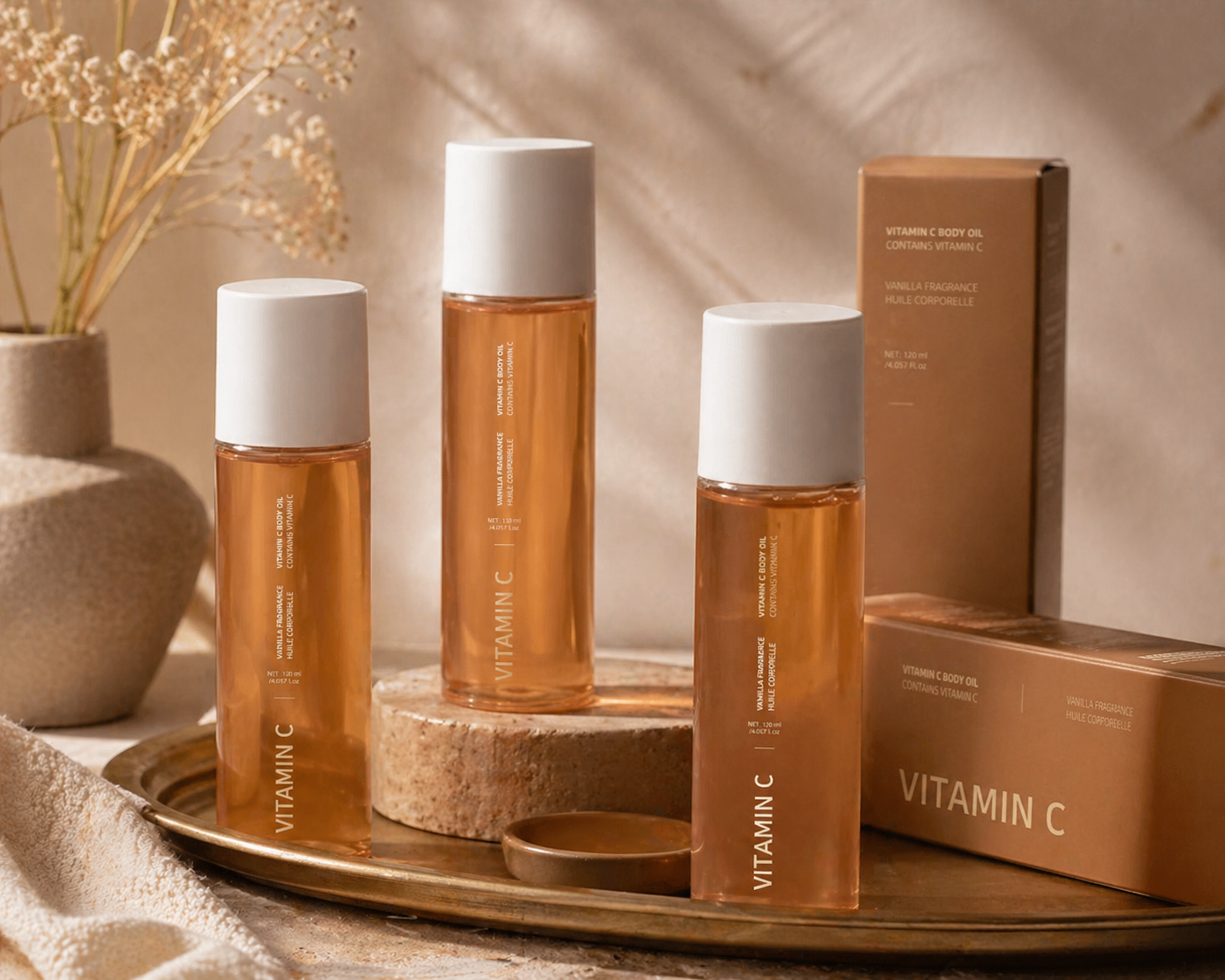 Lumière Vitamin C Body Oil (Vanilla Infusion)
