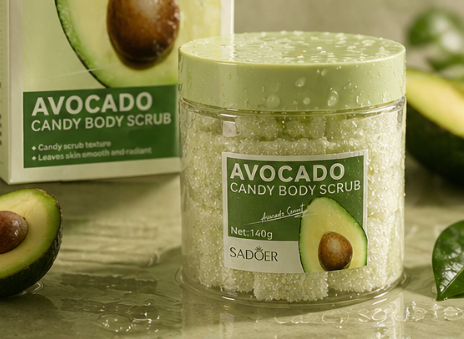 Rose Avocado Skin Renewal Gel Scrub