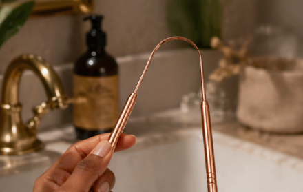 Copper Luxe Tongue Scraper