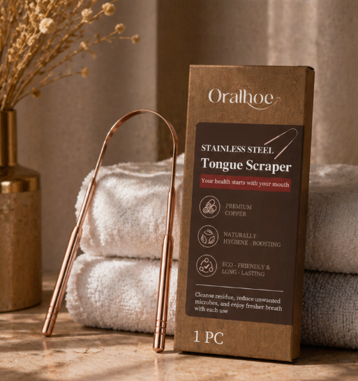 Copper Luxe Tongue Scraper
